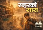 सहरको सास | अराजकतामा बाँचिरहेका सहरिया जीवनको नेपाली लघुकथा