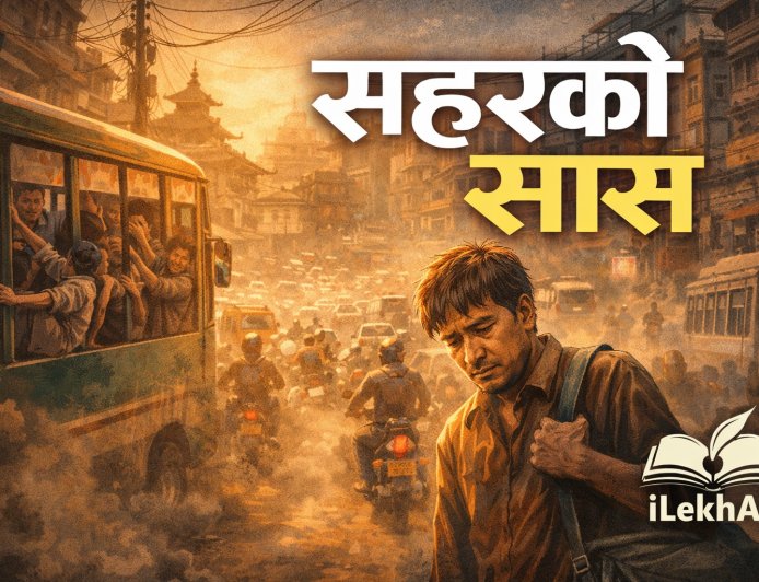 सहरको सास | अराजकतामा बाँचिरहेका सहरिया जीवनको नेपाली लघुकथा