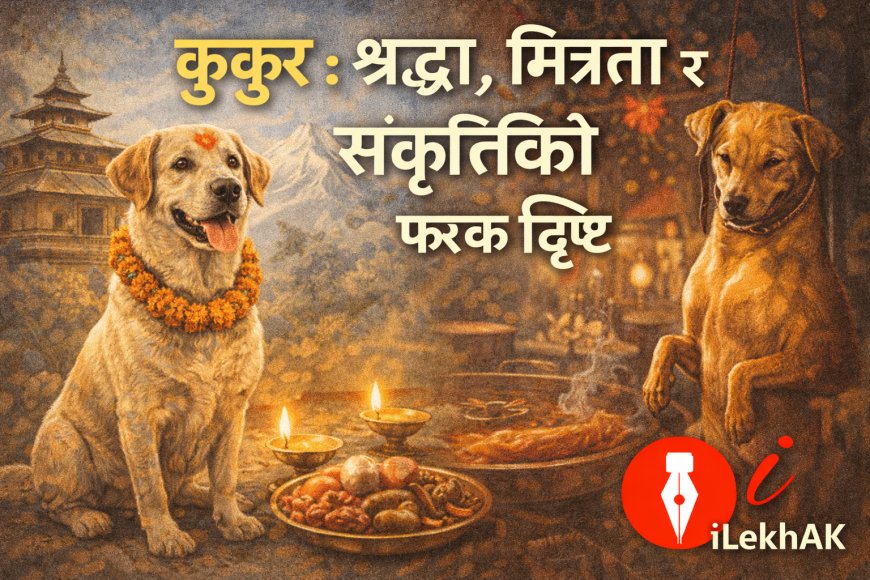 कुकुर : श्रद्धा, मित्रता र संस्कृतिको भिन्न दृष्टि | Lekhak