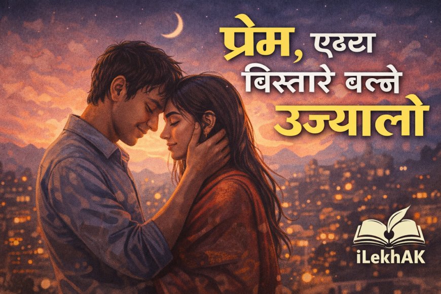 प्रेम, एउटा बिस्तारै बल्ने उज्यालो | प्रेम र रोमान्समा आधारित नेपाली गद्य साहित्य