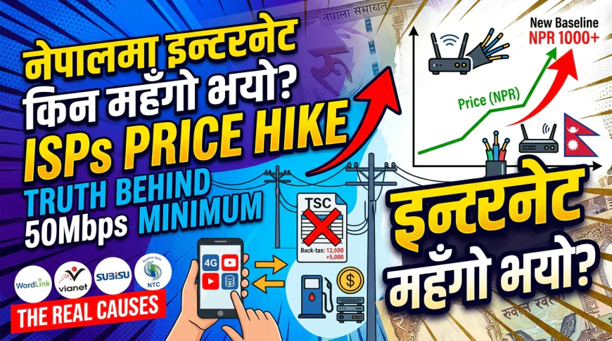 नेपालमा इन्टरनेट किन महँगो हुँदैछ? ISPs Strategy and Price Hike Explained| Lekhak
